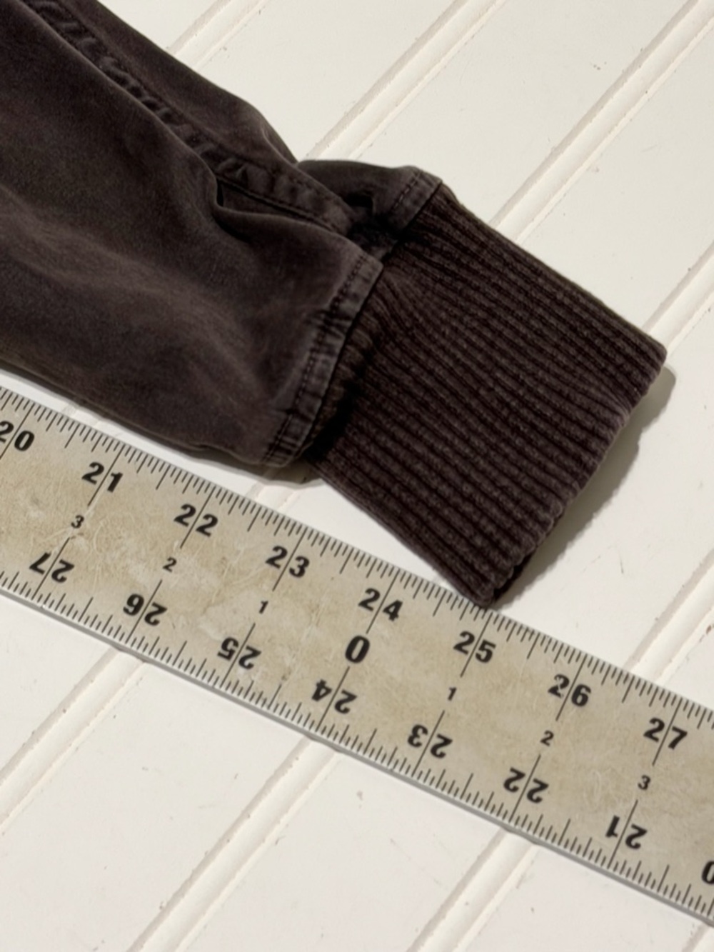 James Perse Multi Media Dark Brown Drawstring Joggers - Picture 8 of 10
